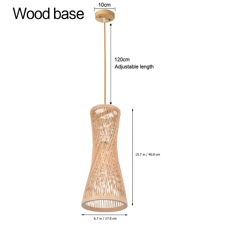 Suspension Lanterne Bambou