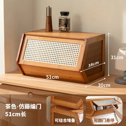 Armoire de rangement en bambou