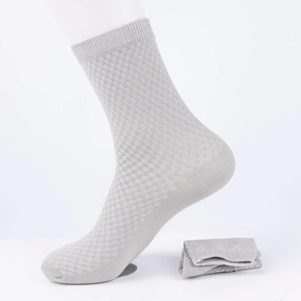 5 Paires De Chaussettes en Fibre de Bambou