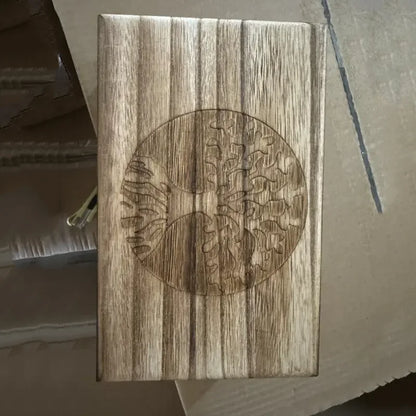 Boîte à souvenirs en bois Arbre de Vie