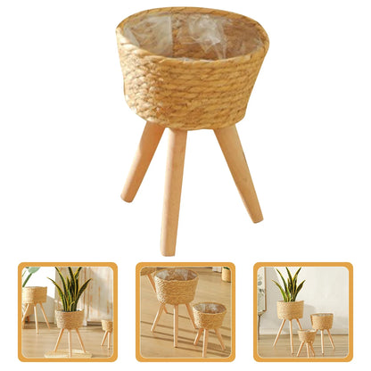Panier de Plantes Tissé sur Pieds