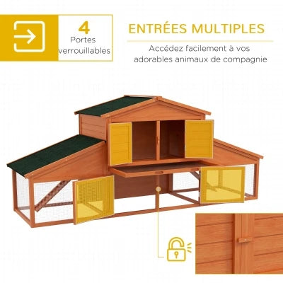 Clapier XXL en Bois