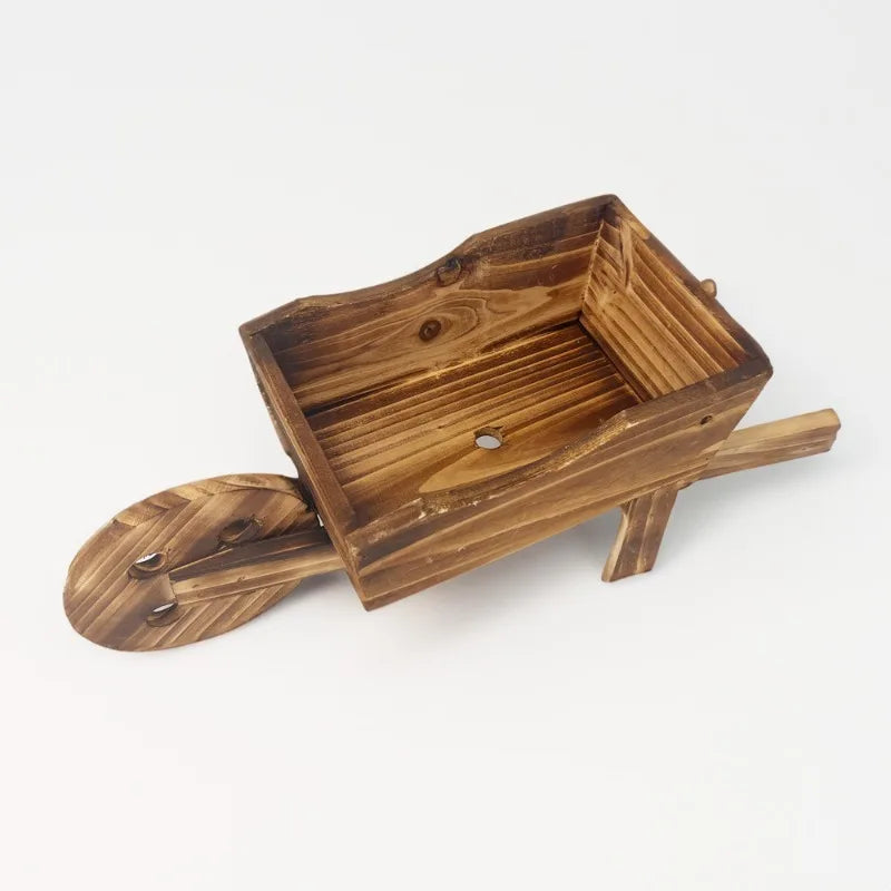Jardinière Brouette en Bois