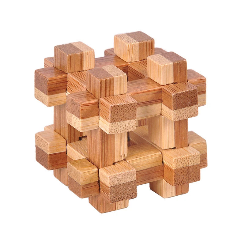 Casse-tête 3D en bambou