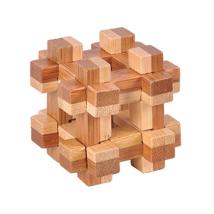 Casse-tête 3D en bambou
