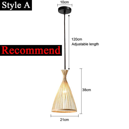 Suspension Lanterne Bambou