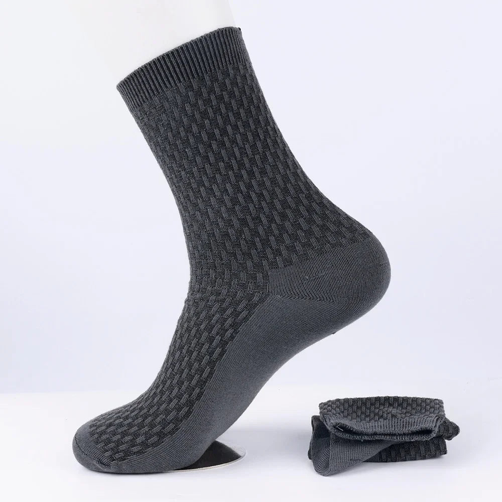 5 Paires De Chaussettes en Fibre de Bambou