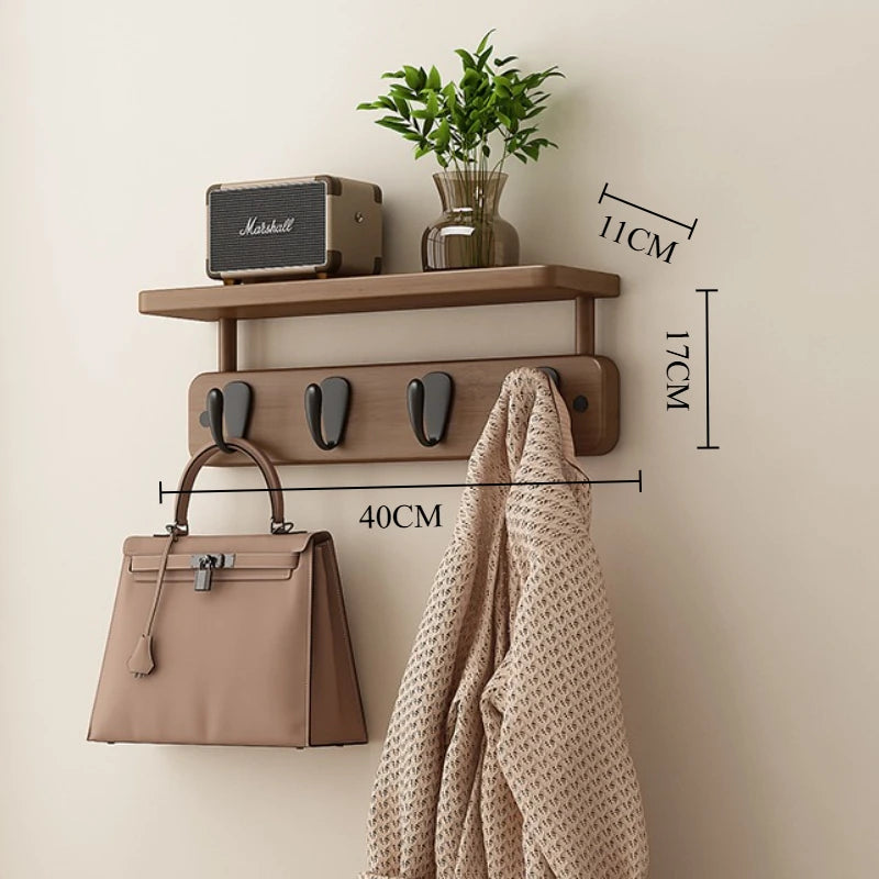 Porte-manteau mural en bambou Nan