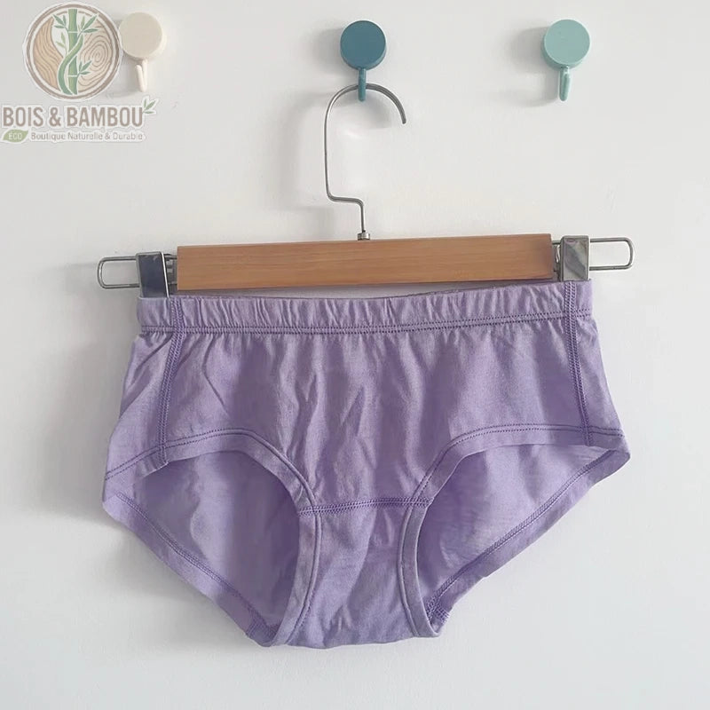 Slip bikini mérinos bambou lavande