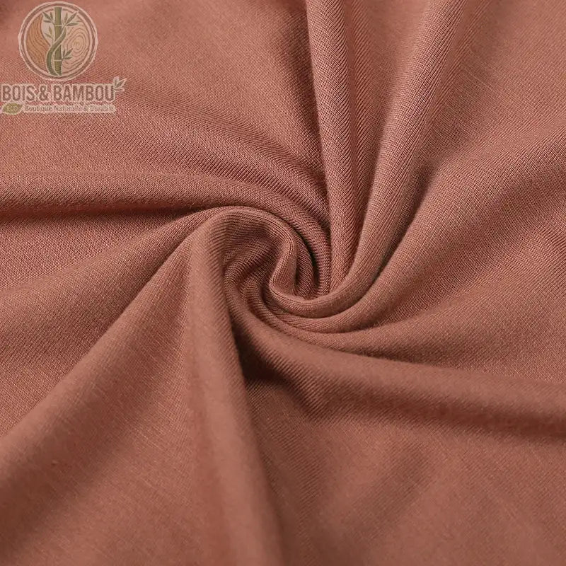 T-shirt bébé bambou vue de profil, fibre douce respirante adaptée à la peau sensible