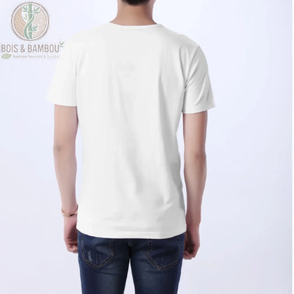 T-shirt bambou sport homme vue dos fibre de bambou