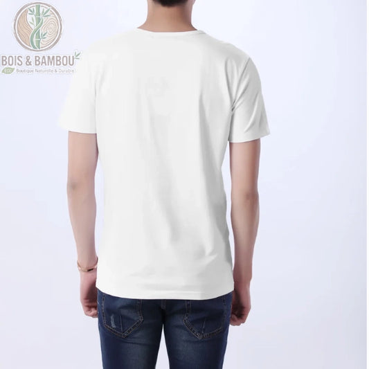 T-shirt bambou sport homme vue dos fibre de bambou