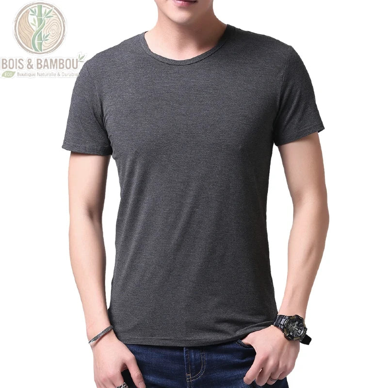 T-shirt bambou sport homme vue face respirant