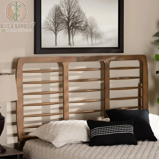 Tête de lit moderne en bois Queen