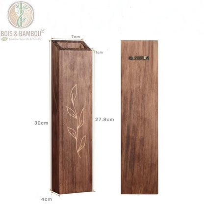 Vases Muraux en Bois