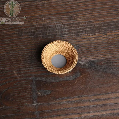 Passoire the bambou modele B, filtre artisanal forme cylindrique zen, Bois et Bambou Eco