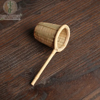 Passoire the bambou modele F, filtre the naturel manche ergonomique, Bois et Bambou Eco